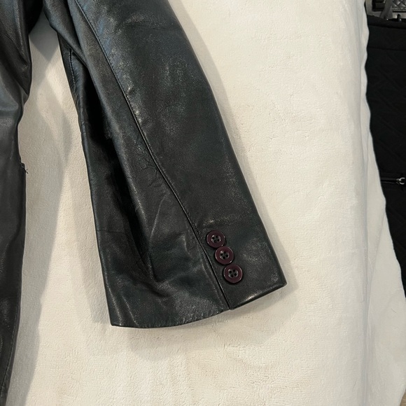 California LA Leather Men’s Leather Blazer Jacket - Picture 5 of 14